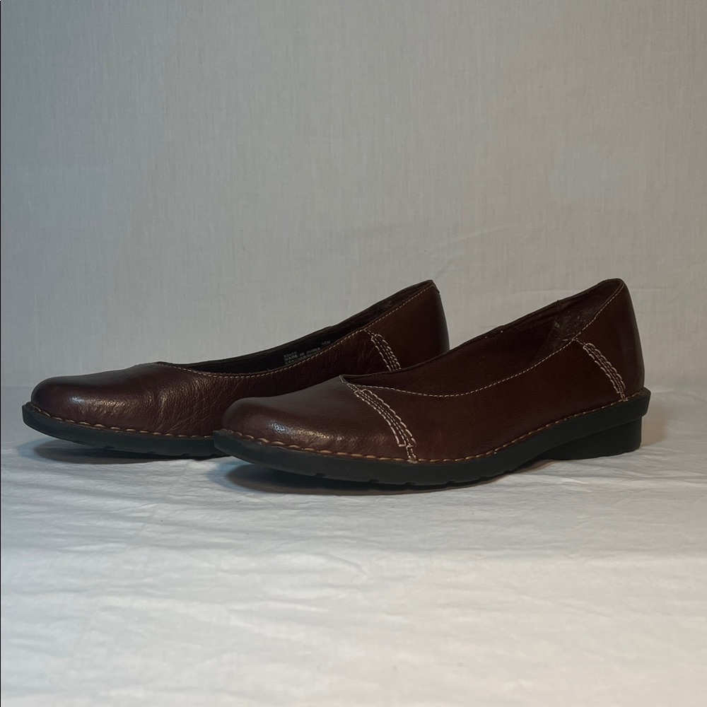 Clarks Bendable 83525 Dark Brown Women's Loafers Sz 9.5N